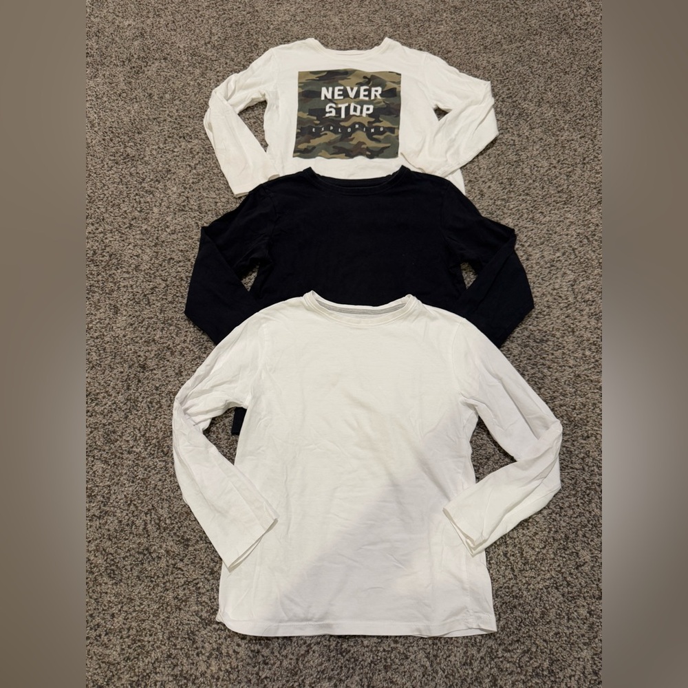 3 boys Long-sleeve shirts size 9/10